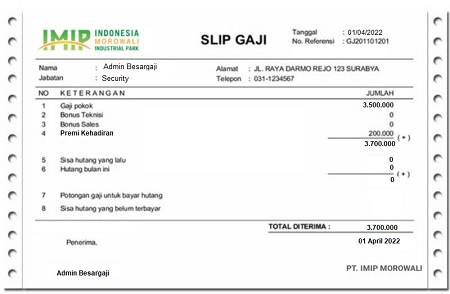 Gaji PT IMIP Morowali 2022 Tambang Nikel